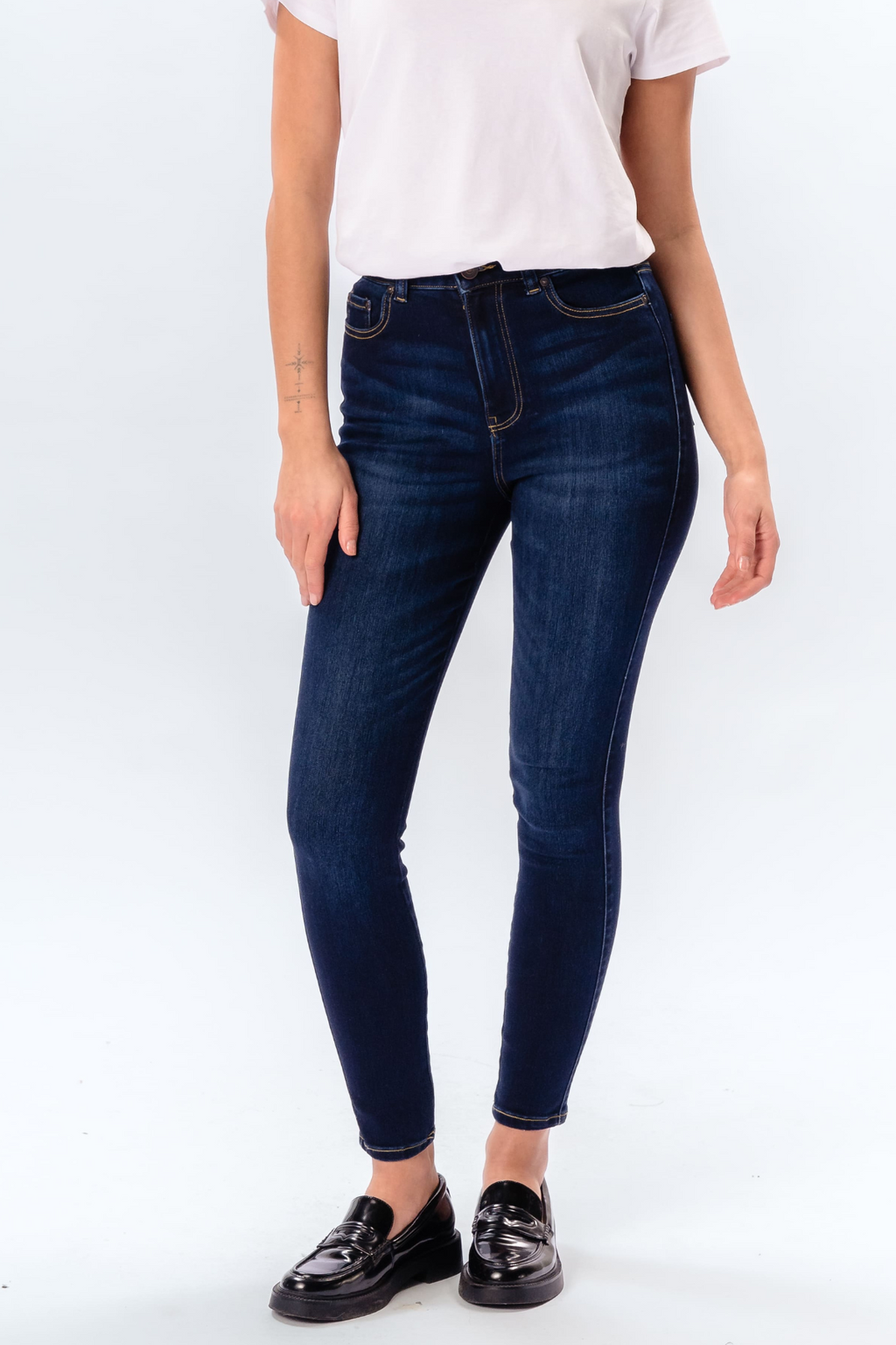 The Original Performance Skinny Jeans - Dark Blue Denim