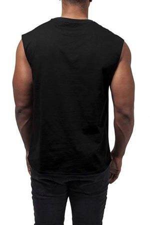 Sleeveless Tee - Black - TeeShoppen Group™ - T-shirt - TeeShoppen