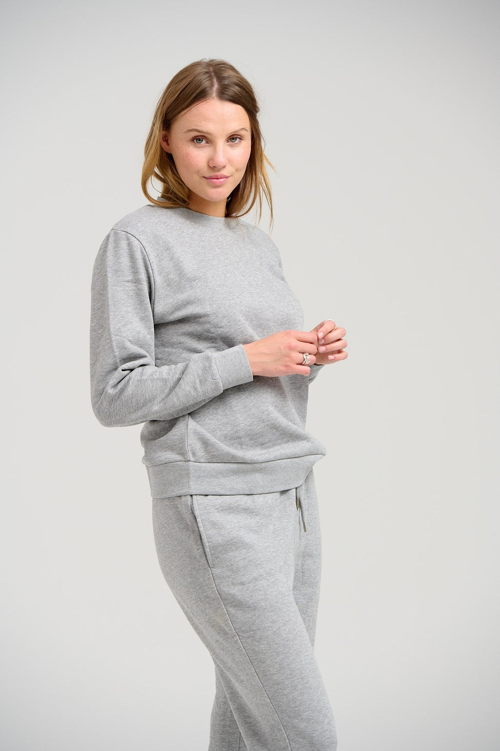Basic Crewneck Sweat (Women) - Pakketdeal (2 pcs.)