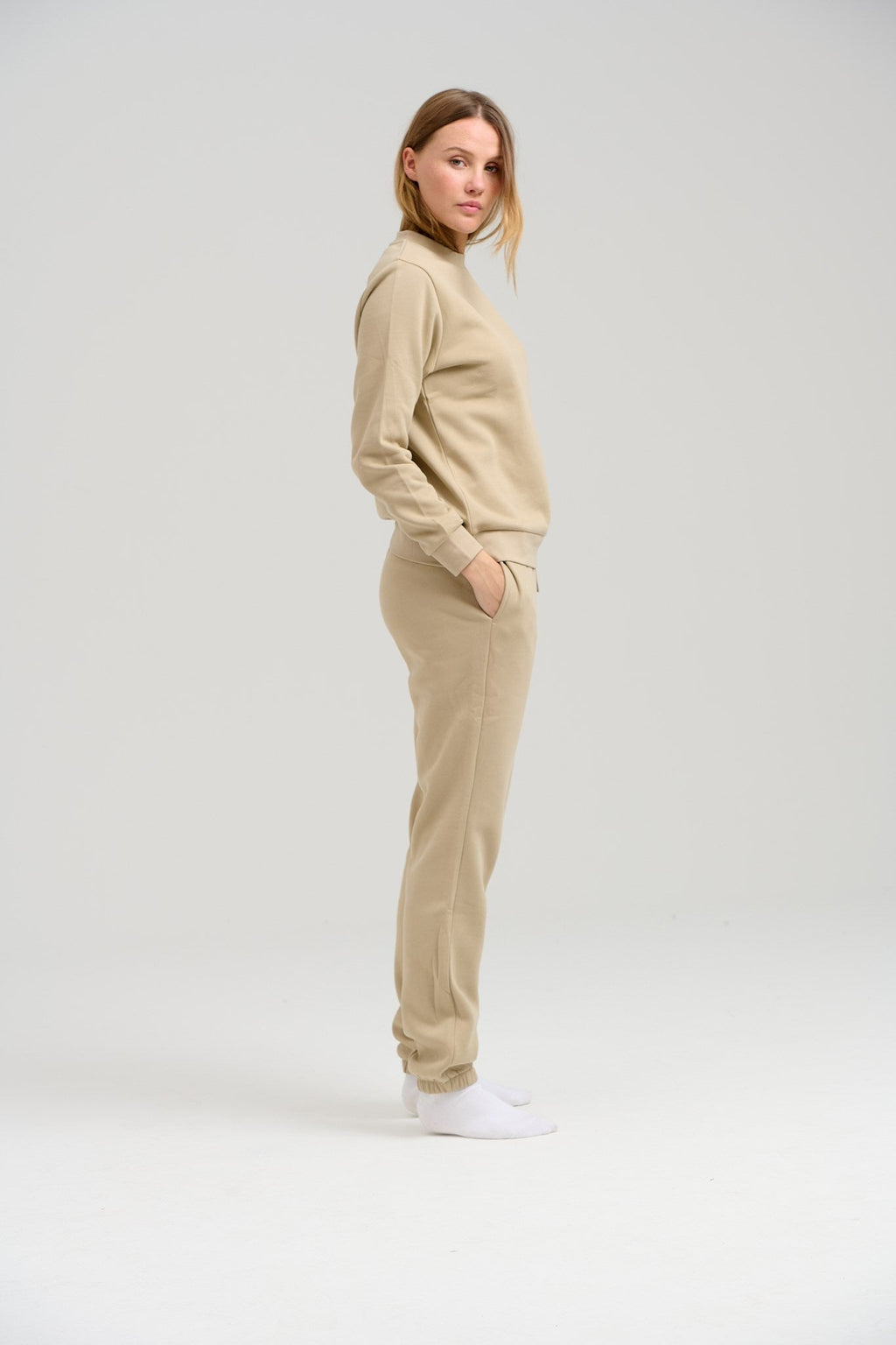 Basic Trainingsbroek - donker beige