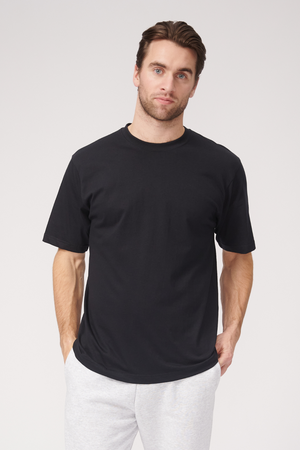 Oversized t -shirt - zwart