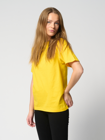 Oversized t -shirt - geel