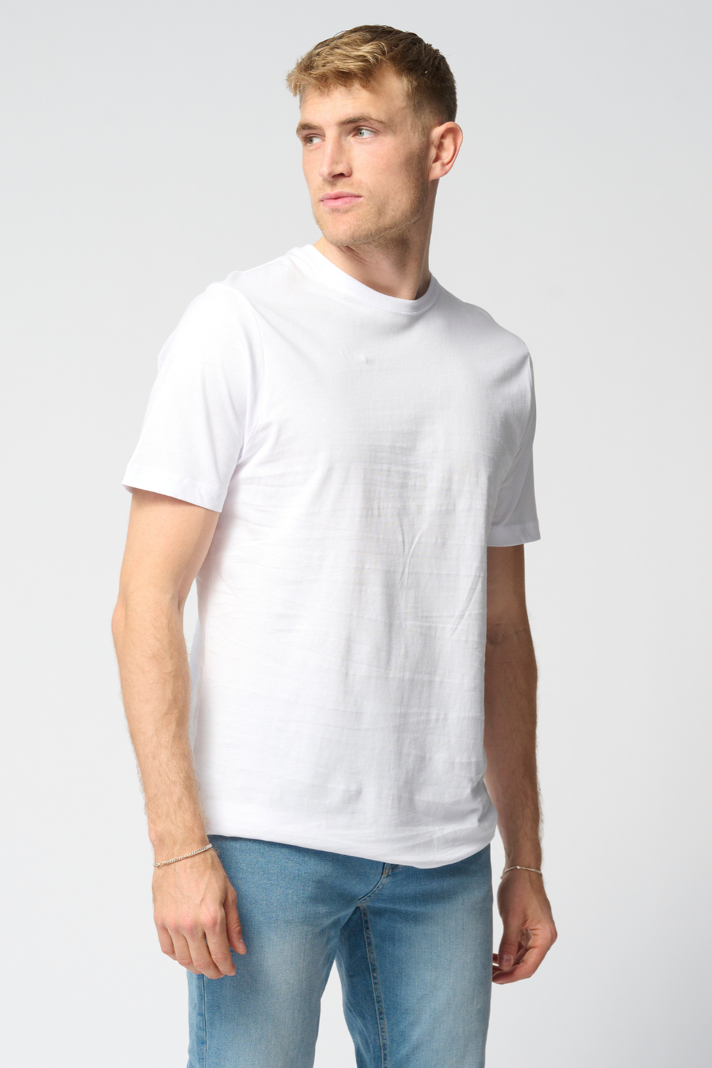 Biologisch Basic T -shirt - Wit