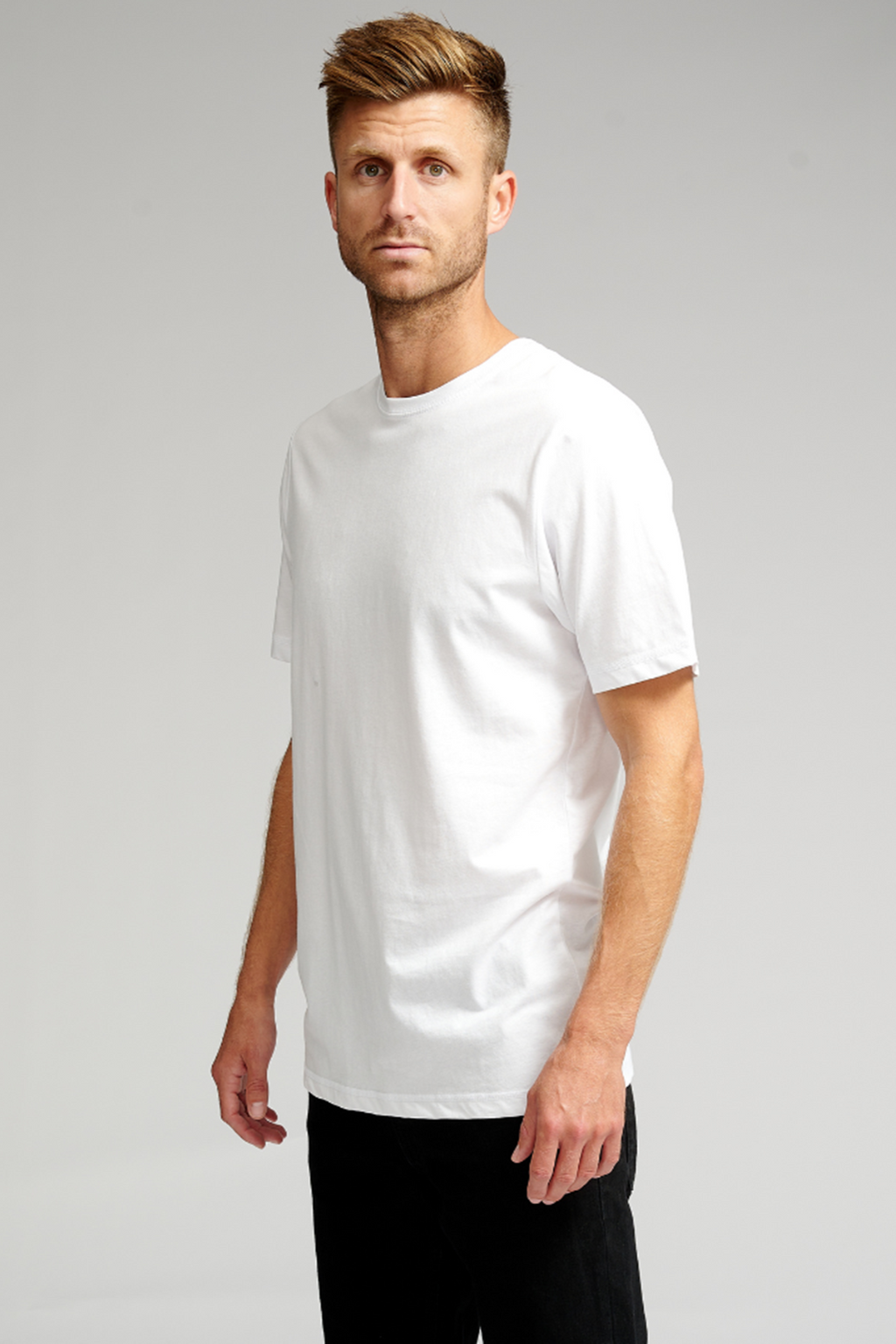 Biologisch Basic T -shirt - Wit
