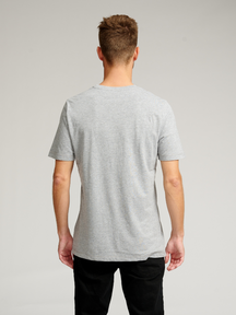 Biologisch Basic T -shirt - grijs