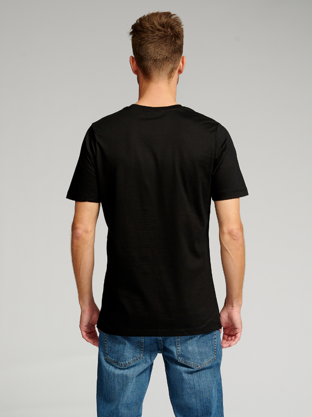 Biologisch Basic T -shirt - zwart