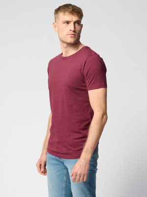 Muscle T -shirt - Bourgondië rood