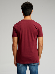 Muscle T -shirt - Bourgondië rood