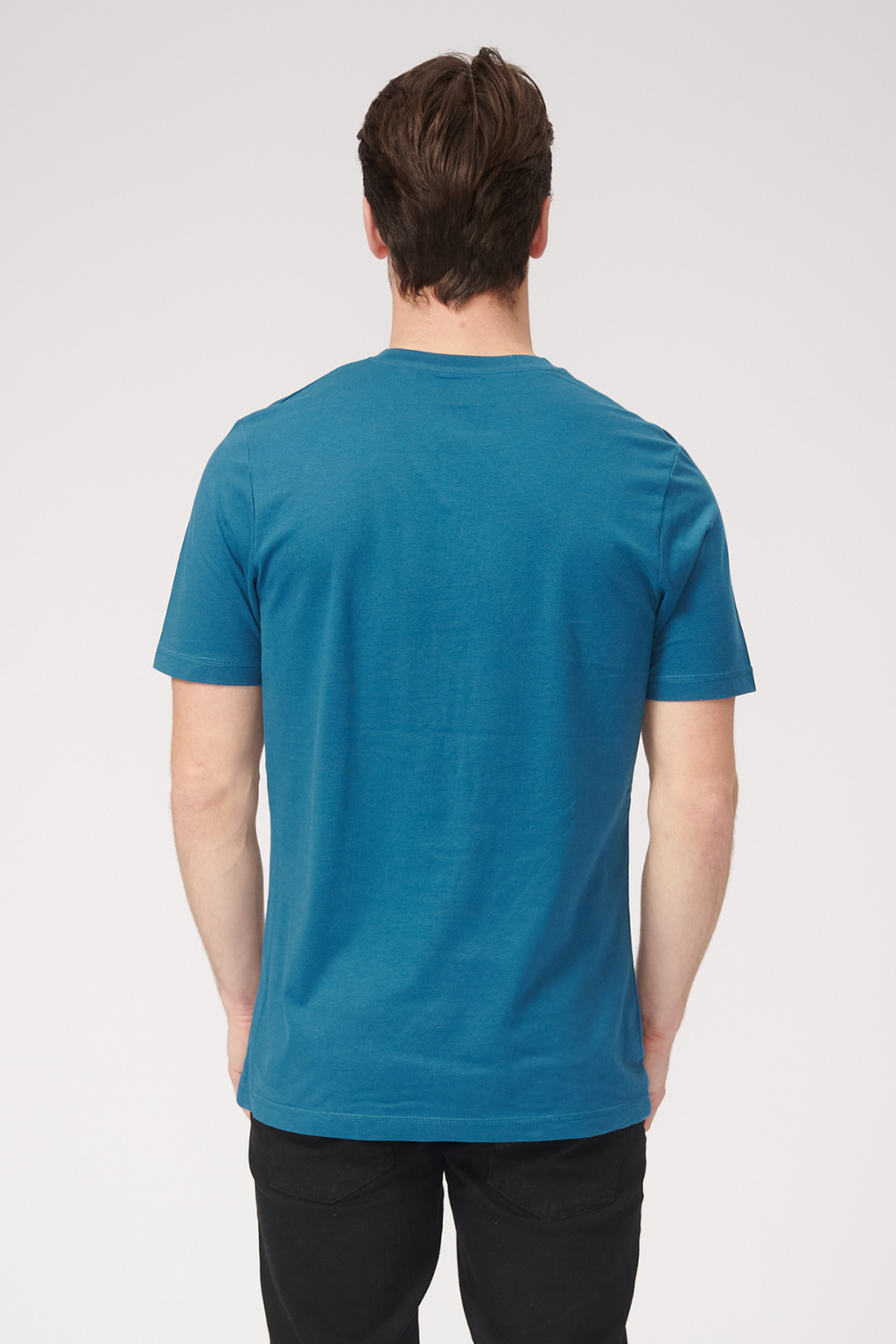 Basic VNECK T -shirt - Petroleumblauw