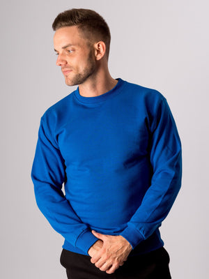 Basic Crewneck - Zweeds blauw