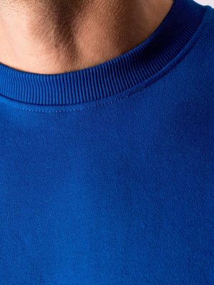 Basic Crewneck - Zweeds blauw