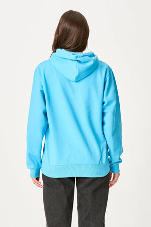 Oversized Hoodie - Turquoise Blauw