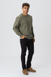 Sweatshirt Crewneck - Army Green