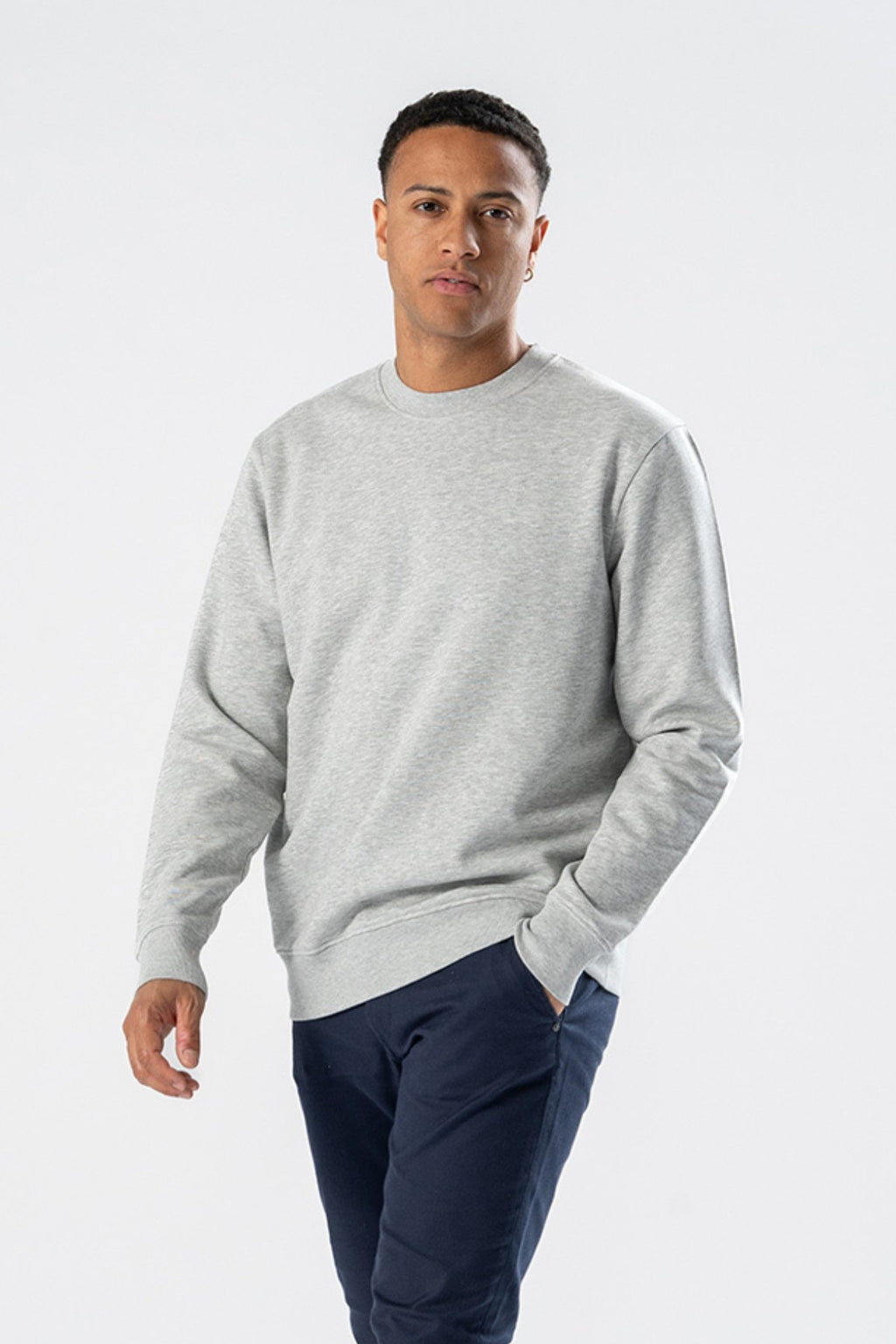 Sweatshirt Crewneck - Asgrijs