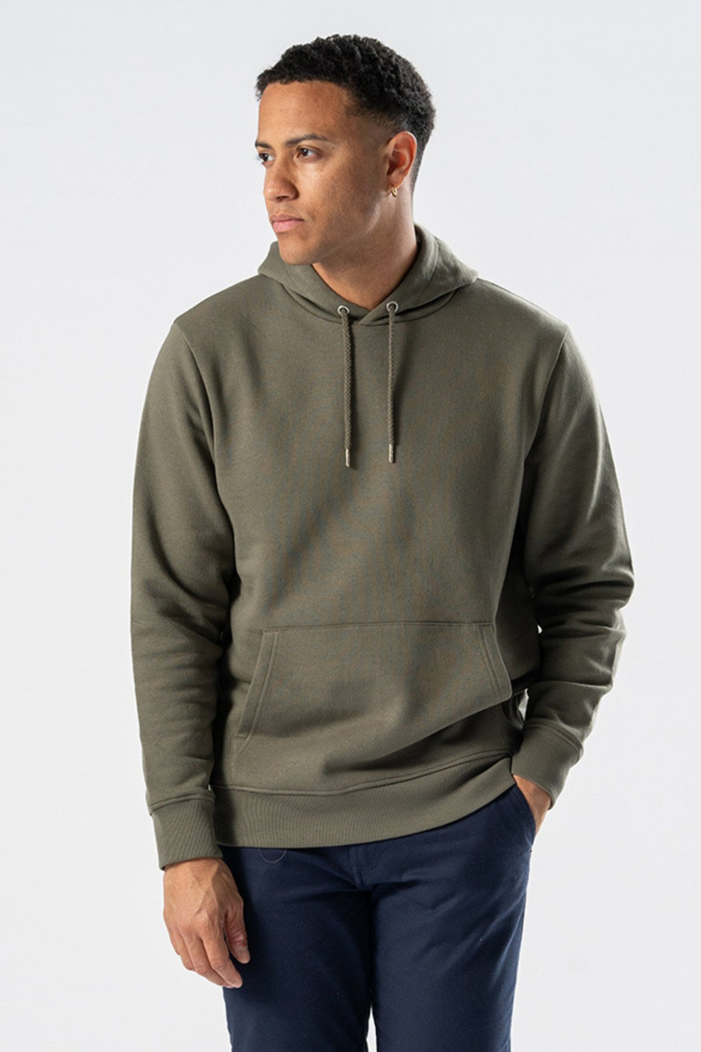 Sweatshirt Hoodie - Legergroen