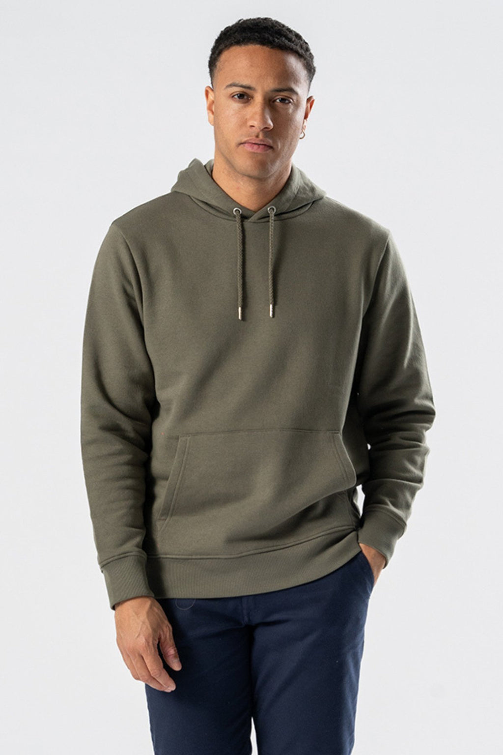 Sweatshirt Hoodie - Legergroen