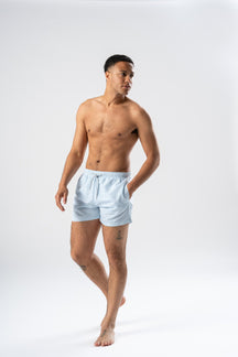 Swimshorts - Light Blue/White