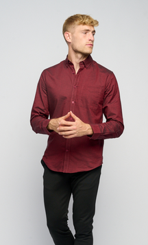 The Original Performance Oxford Shirt™️ - Bordeaux