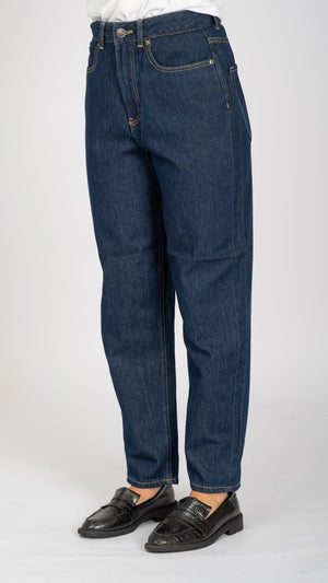 The Original Performance Mom Jeans - Donkerblauw Denim