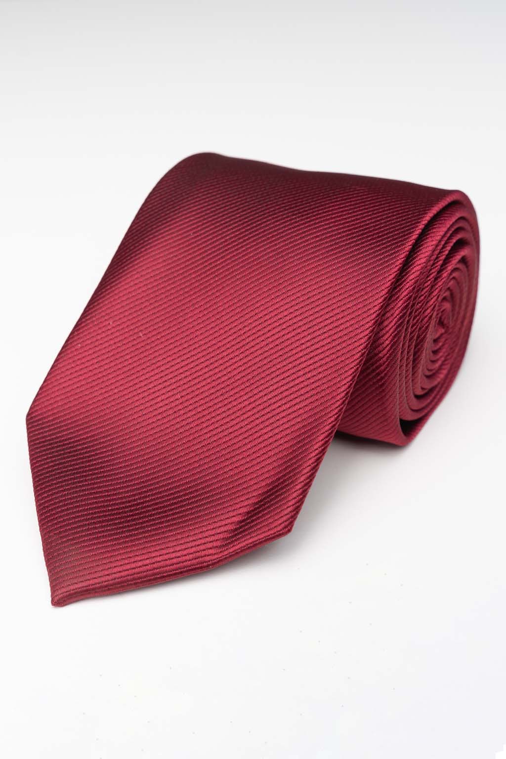 Tie - Burgundy/Burgundy Striped