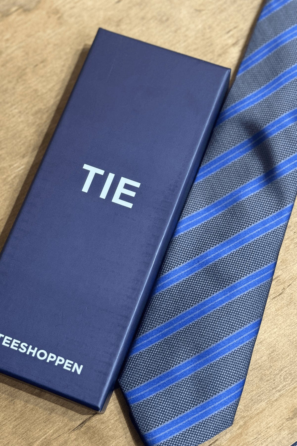 Tie - Grey/Blue