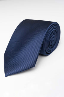 Tie - Navy/Navy Striped