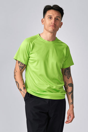 Training T -shirt - Lime Green