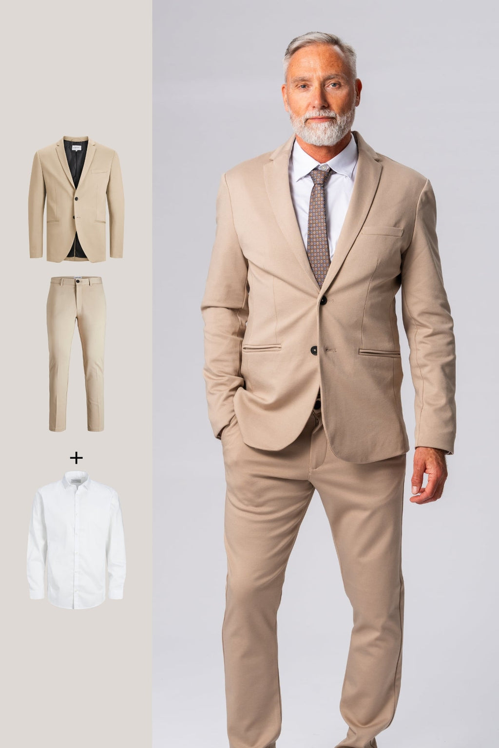 The Original Performance Suit (Sand) + The Original Performance Shirt - Package Deal