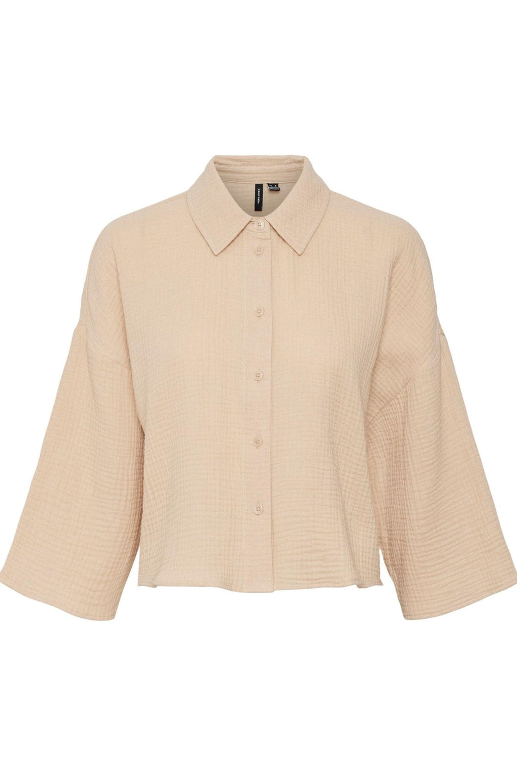 Natali Crop Shirt - Ierse crème