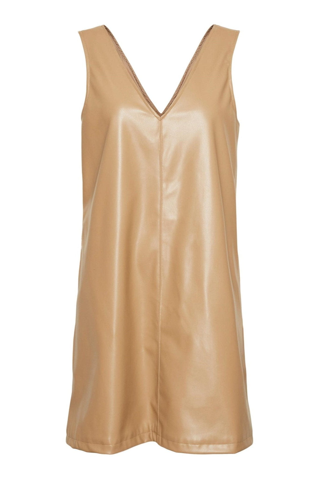 Bella gecoate jurk - Tigers Eye