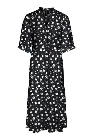 Eenvoudig 2/4 kuitjurk - zwart