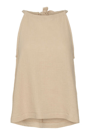 Natali Halterneck Top - Irish Cream