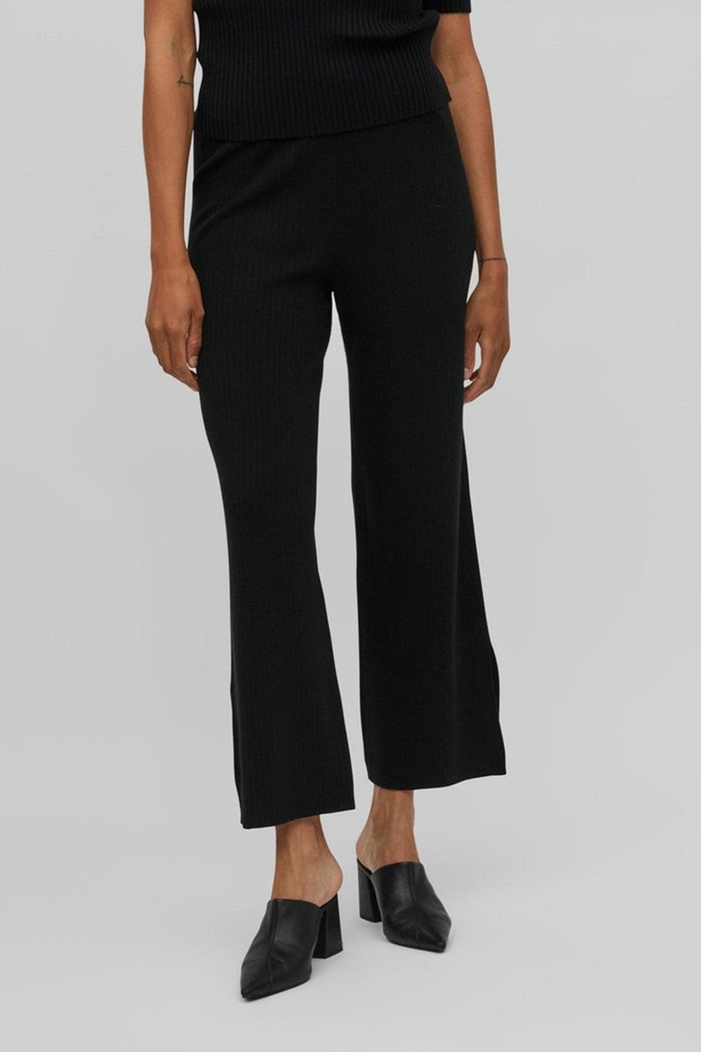 Kasley laaide op Pants - Zwart