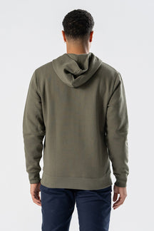 Zip Hoodie - Legergroen