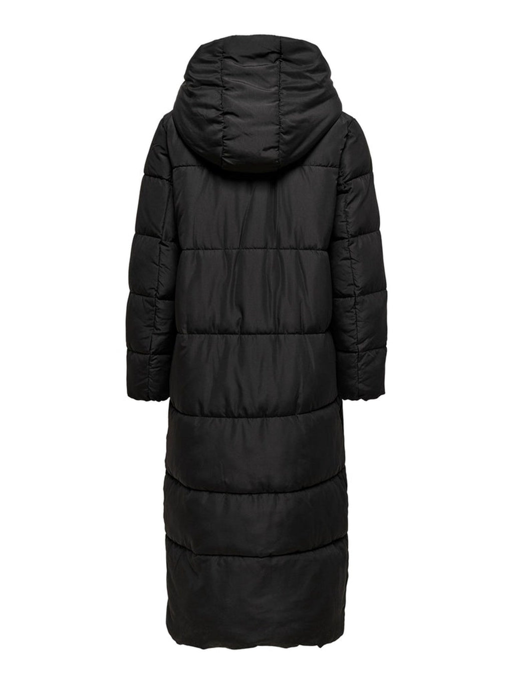 Amy Long Puffer Coat - zwart