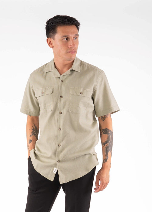 Andrew Shirt - Seagrass - TeeShoppen Group™ - Formal Shirts & Blouses - Only & Sons