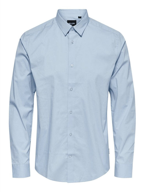 Bart ECO Shirt - Light blue (Organic cotton) - TeeShoppen Group™ - Formal Shirts & Blouses - Only & Sons