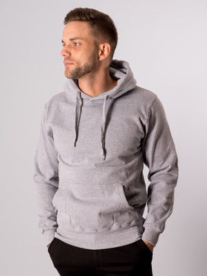 Basic hoodie - Light gray - TeeShoppen Group™ - Shirt - TeeShoppen