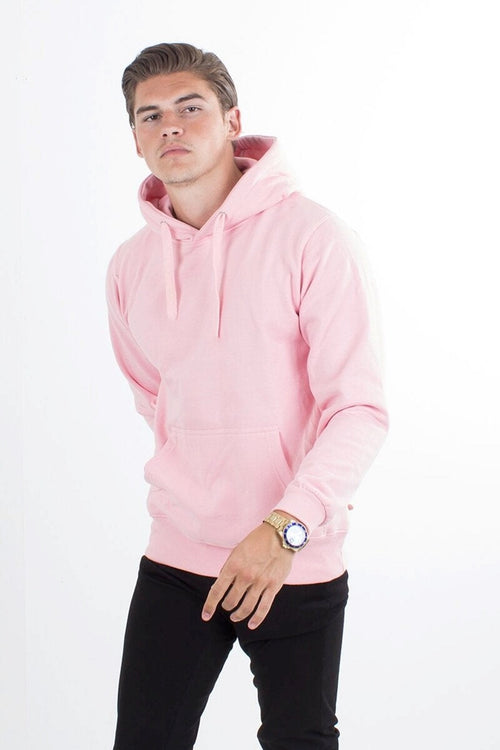 Basic hoodie - Pink - TeeShoppen Group™ - Shirt - TeeShoppen
