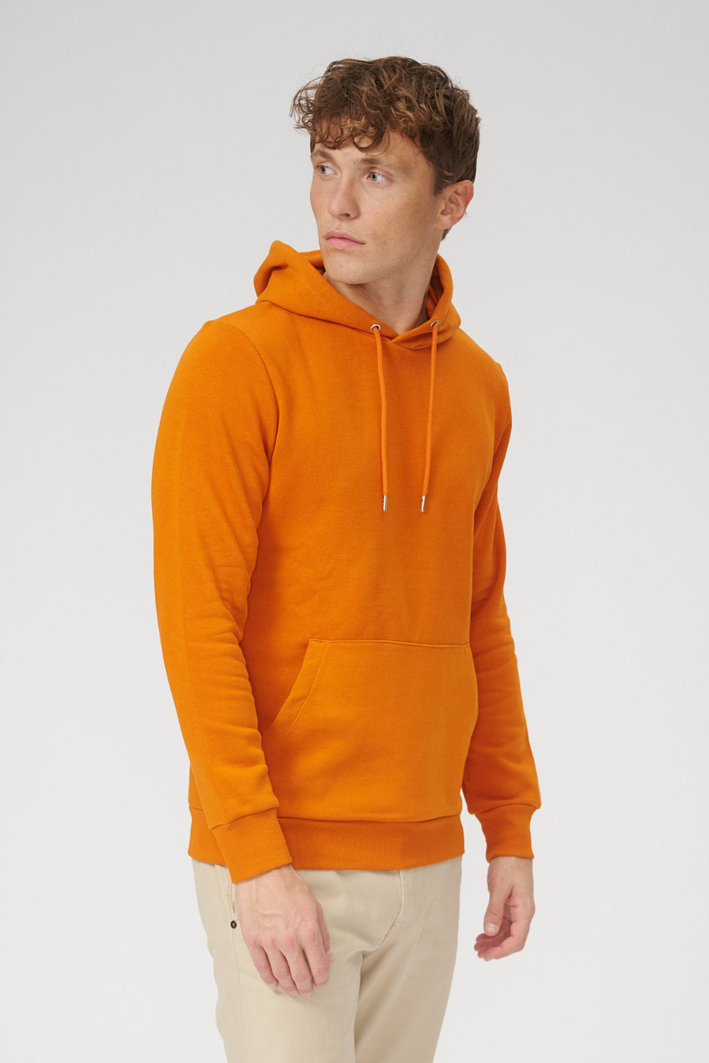 Basic Hoodie Sweat - Oranje