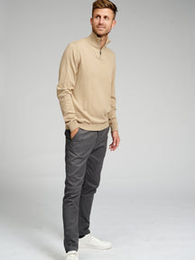 Basic Breihoge zip - beige