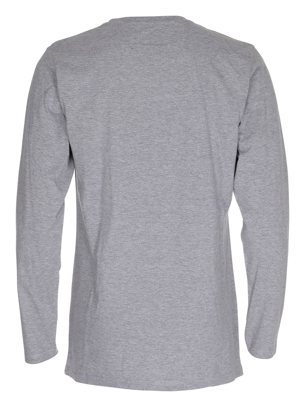 Basic T-shirt met lange mouwen-grijs