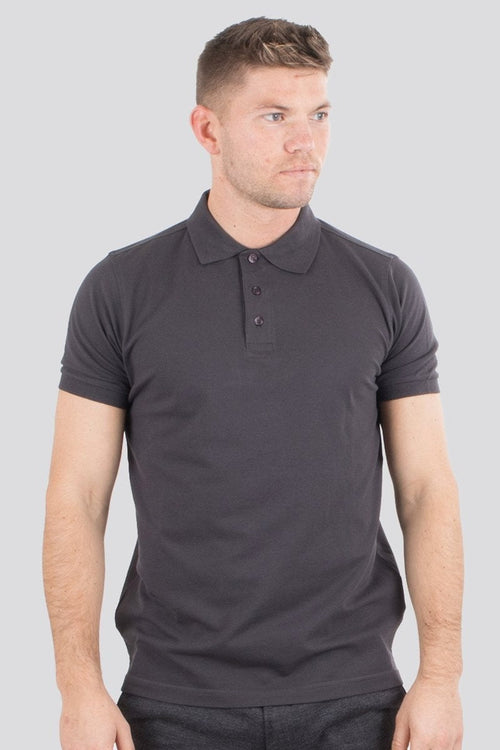 Basic Polo shirt - Dark Gray - TeeShoppen Group™ - T-shirt - TeeJays