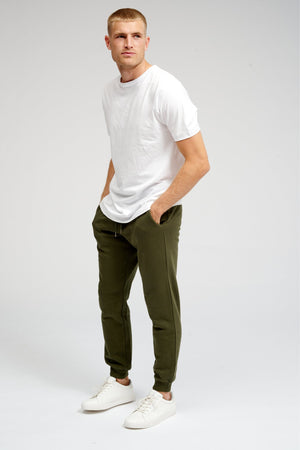 Basic Sweatpants - Dark Green - TeeShoppen Group™ - Pants - TeeShoppen