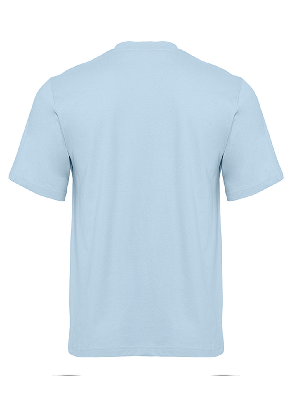 Biologisch Basic T -shirt - lichtblauw