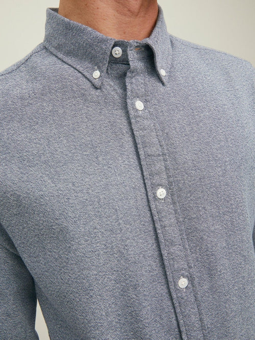 Brook Grindle Shirt - Navy Blazer - TeeShoppen Group™ - Formal Shirts & Blouses - Jack & Jones