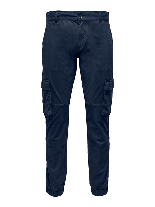 Cam Stage Cargo Pants - Dress Blues - TeeShoppen Group™ - Pants - Only & Sons
