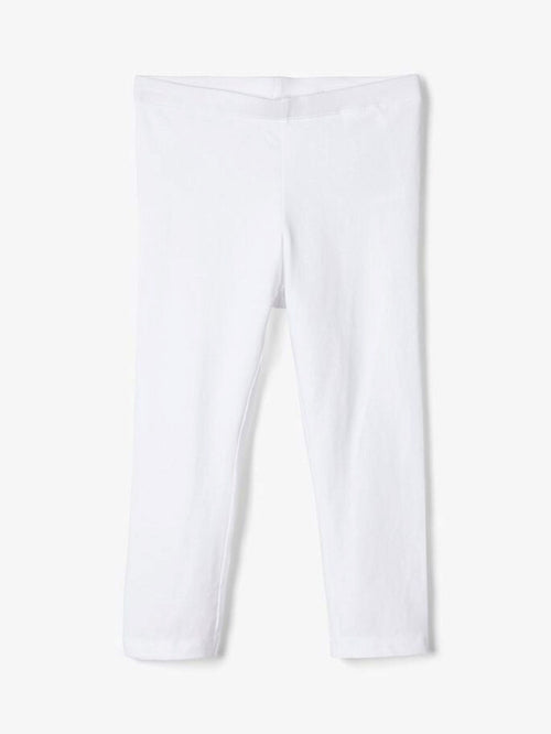 Capri Leggings - White - TeeShoppen Group™ - Pants - Name It