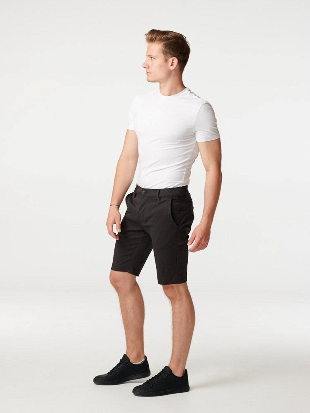 Chino shorts - donkergrijs