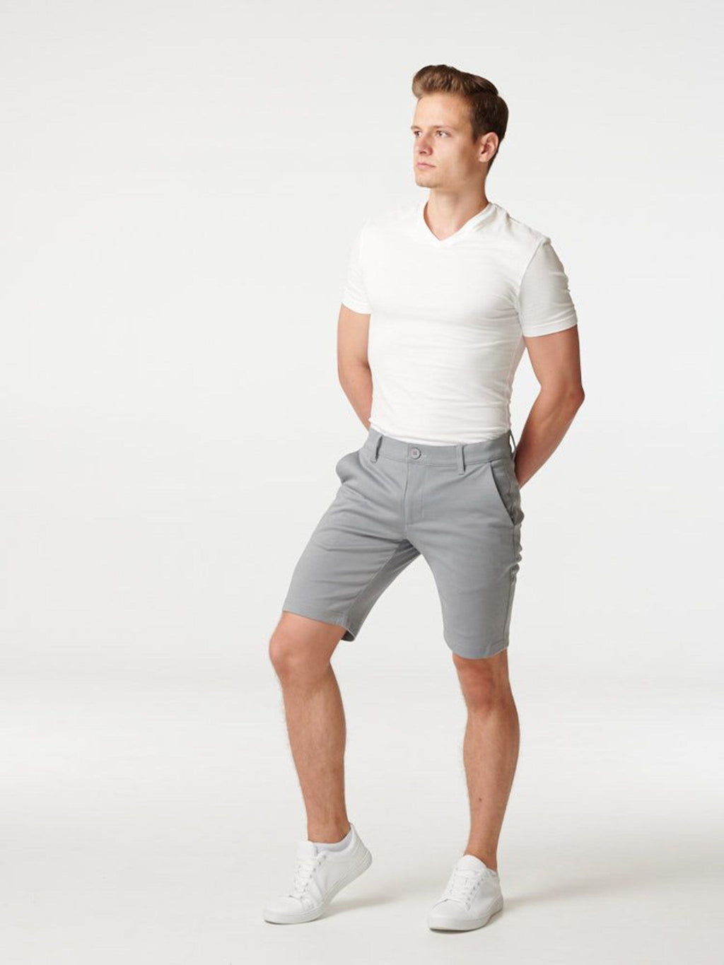 Chino Shorts - Light gray